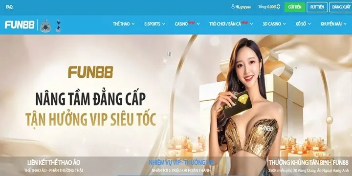 Fun 88 tạo cơ hội làm giàu cực tốt cho bet thủ