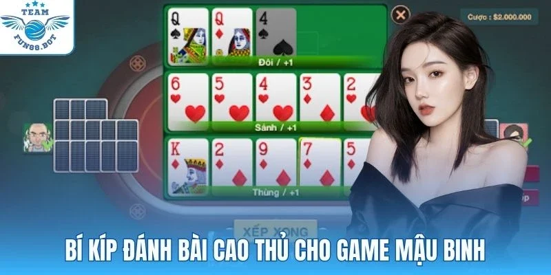 Bí kíp đánh bài cao thủ cho game Mậu Binh