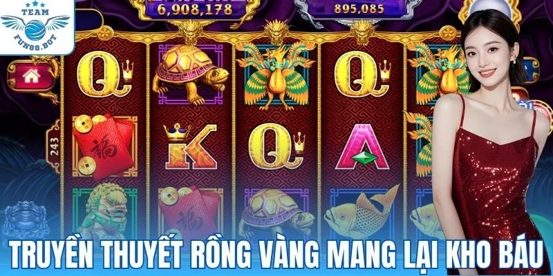 Kho tàng ngũ long mang đến rồng vàng huyền thoại