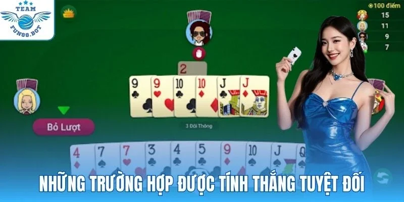 Những trường hợp được tính thắng tuyệt đối